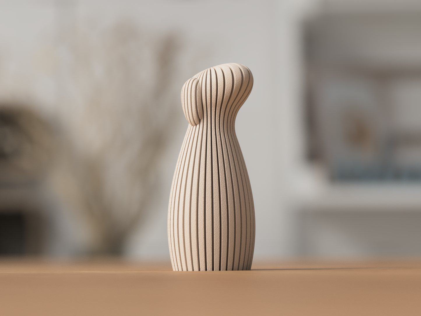 Familien-Skulptur im Japandi-Stil – Euer Moment in Form