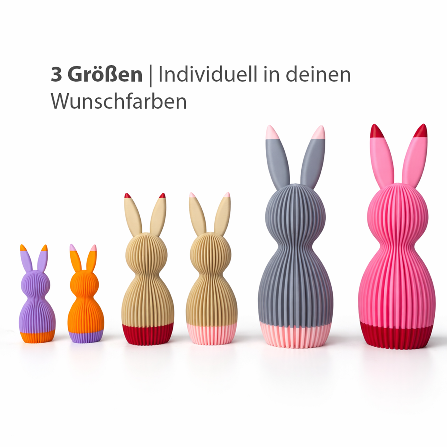 Dein Osterhase in Wunschfarben – Modern & minimalistisch