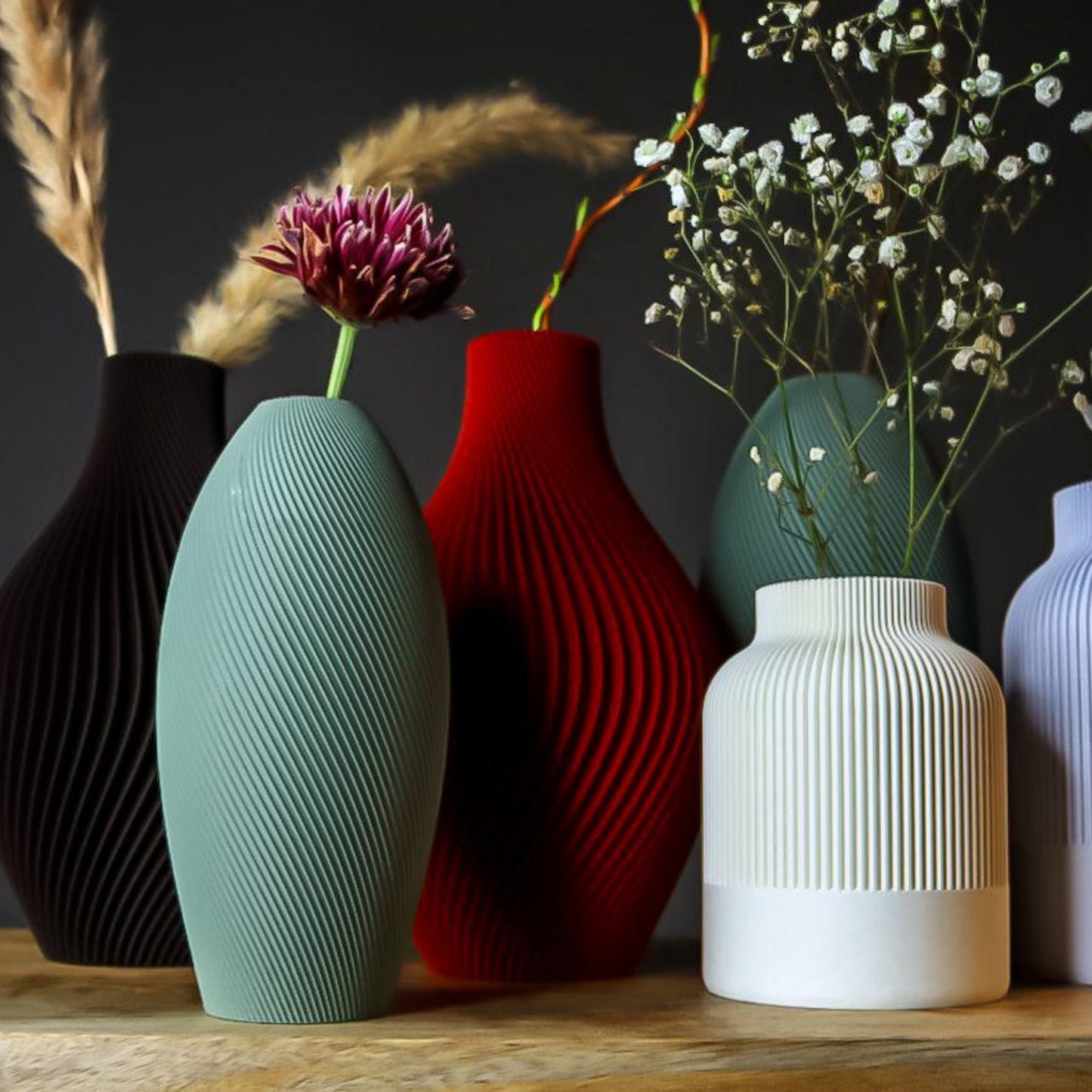 KAYA – Flexible Einzelvase (16 / 21 / 24 cm)