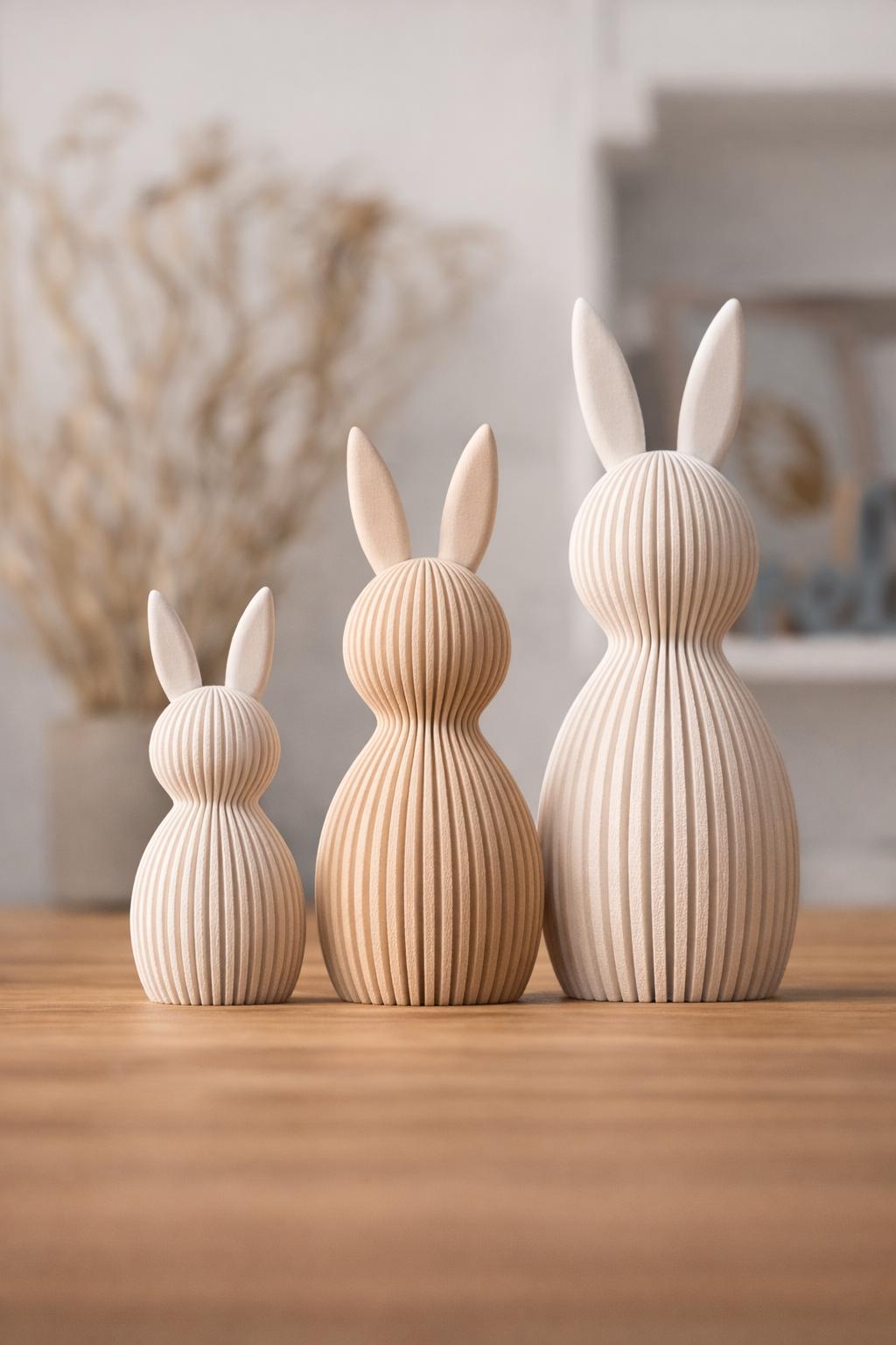 Osterhase – Minimalistische Osterdeko im Japandi Stil