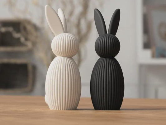 Minimalistischer Osterhase – Moderne Osterdeko im Japandi Stil